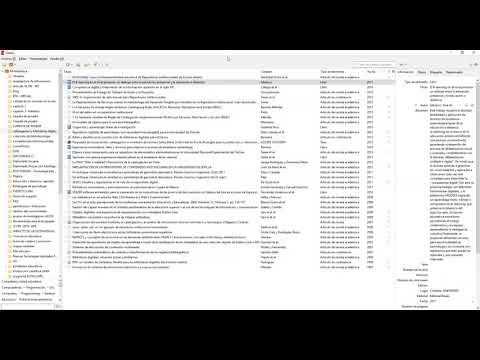 Estructura de Zotero