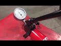 4000 bar hand pump - very high pressure - 60000 PSI