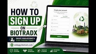 How to Sign Up on BioTradX | Step-by-Step Signup Guide