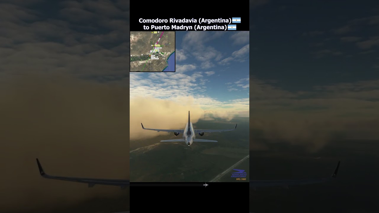 Comodoro Rivadavia (Argentina) to Puerto Madryn (Argentina)| Super-Fast Forward| 