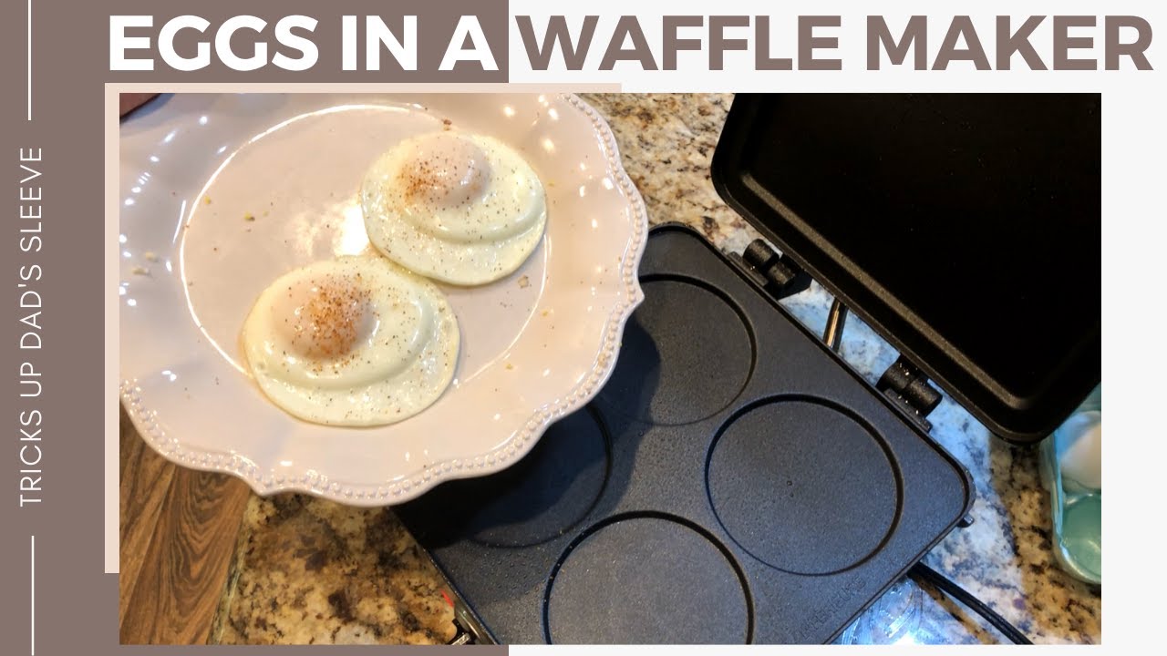 Eggs in a Cuisinart Waffle Maker with Pancake Plates YouTube
