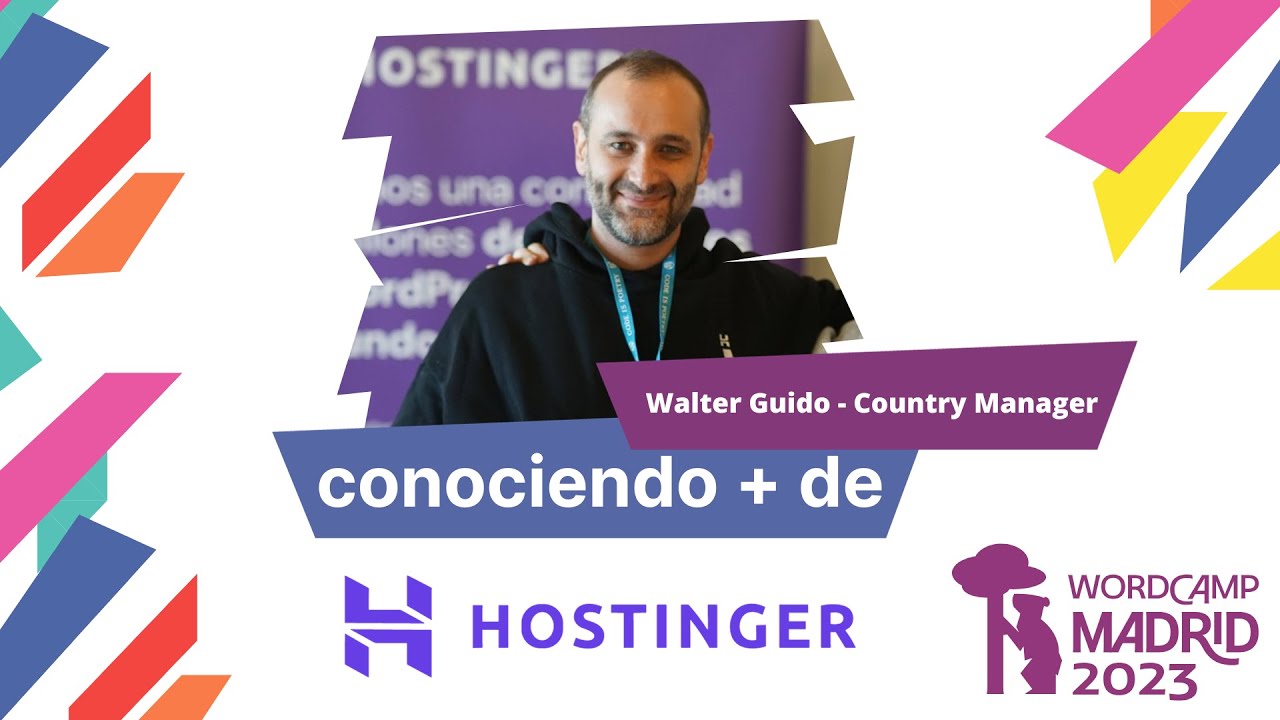 Entrevista Hostinger | Patrocinador Platino WCMAD