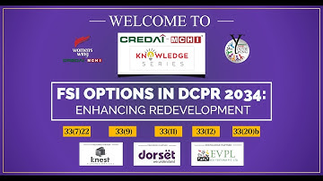 FSI Options in DCPR 2034 : Enhancing Redevelopment