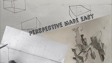 How to draw  in 2 POINT PERSPECTIVE [simple techniques for beginners]