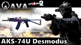Left 4 Dead 2 Weapons Mod : AKS-74U Desmodus จากเกม (Alliance Of Valiant Arms)