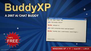 BuddyXP — a 2007-style AI chat interface for llama.cpp screenshot 3
