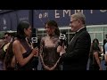 Sarah Shahi de Paradise deslumbra en la alfombra roja de los Emmy 2026 | #EmmyTNT