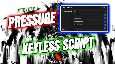 🔥NEW🔥 PRESSURE SCRIPT KEYLESS | Auto Safe Zone, Full Bright, ESP Key Card And More
