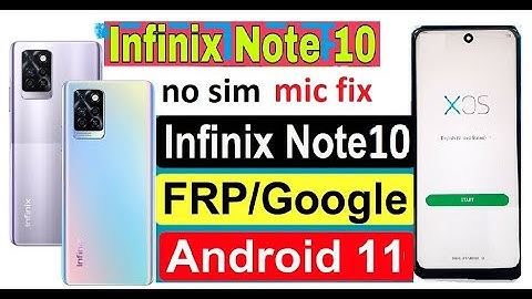 Infinix Note 10 Google Account Bypass Android 11 | X697 Frp Bypass Without Pc | New Trick 2022