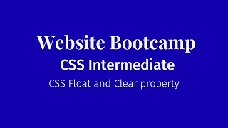 CSS Intermediate - [3.5] Float and clear properties