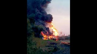 Download Lagu Big Drone Strike on Russian Fuel Train in Dzhankoi, Crimea MP3 Download Lagu Big Drone Strike on Russian Fuel Train in Dzhankoi, Crimea MP3