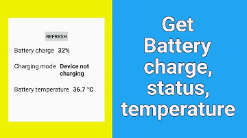 Get battery temperature in Sketchware