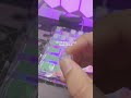 trying out LEOBOG K81 transparent gasket mounted keyboard 💚🔗 #reels #mechanicalkeyboard