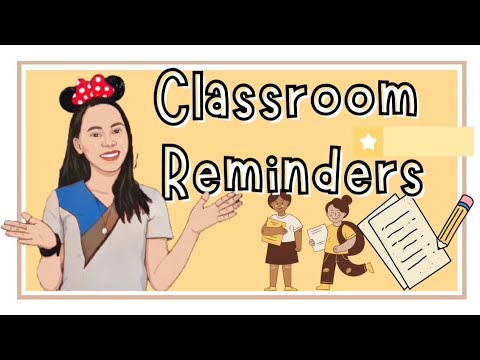 Classroom Reminders VTR