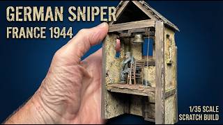 Scratch-Building a WWII French Watchtower Diorama | 1/35 Scale Scratch-Building a WWII French Watchtower Diorama | 1/35 Scale