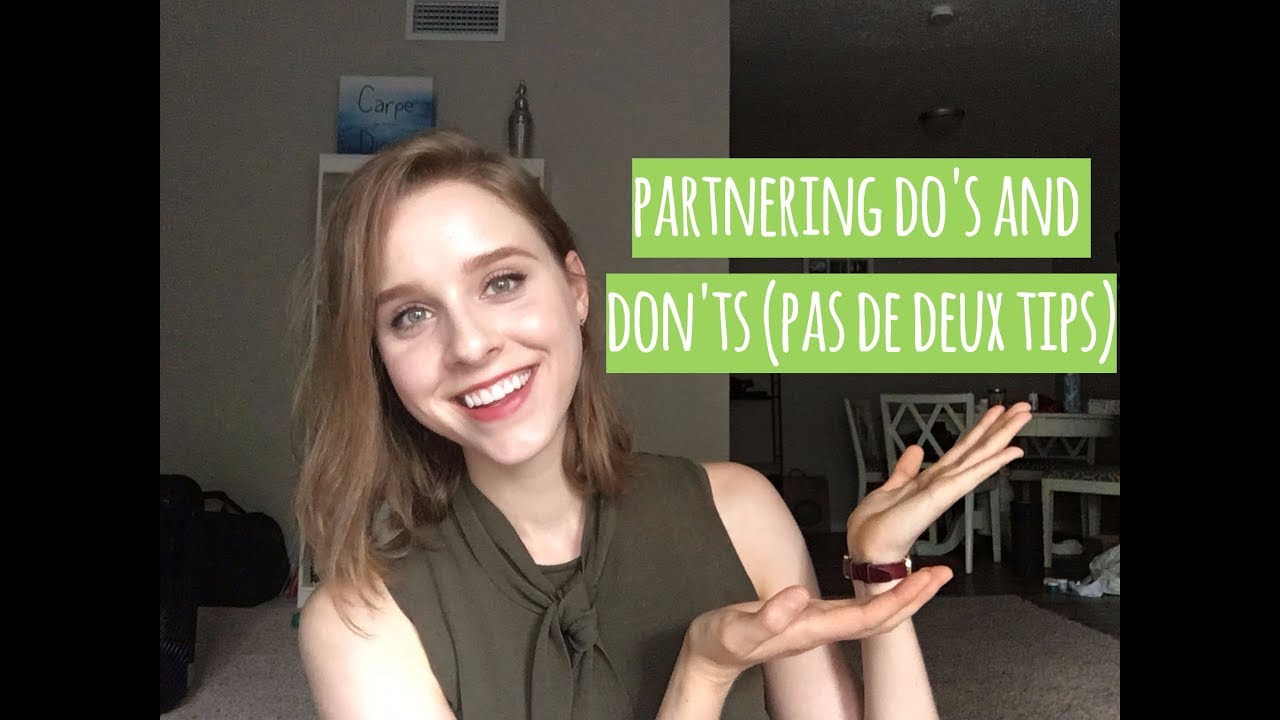 Partnering Tips (Do's and Don'ts for Guys and Girls!) - TwinTalksBallet