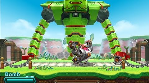 Kirby: Planet Robobot 100% Walkthrough part 2: Gigavolt