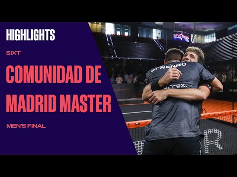 Men's Final Highlights (Stupa/Di Nenno vs Coello/Tapia) Sixt Comunidad de Madrid Master 2023