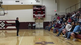 Ex-NBA player Chris Herren inspires Roundup students to overcome addiction