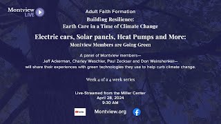 Faith Formation April 28,  2024 - Earth Care in a Time of Climate Change Panel