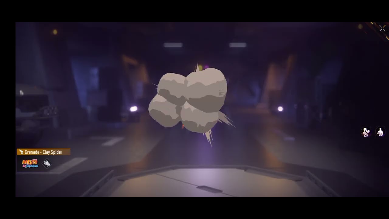 I got Clay spider grenade skin in Free fire 