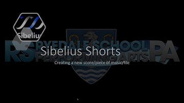 Sibelius Shorts - Create a new file