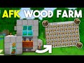 Minecraft Wood Farm in Bedrock Edition 1.20 (MCPE/Xbox/PS4/Nintendo Switch/Windows10)