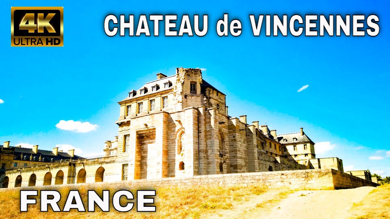 Vincennes 4K Walk Eastern Suburbs of Paris, France Château de