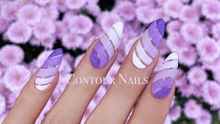 sub)보라보라한 등고선네일하기! | Contour Nails, Nails Tutorial, Self Nails