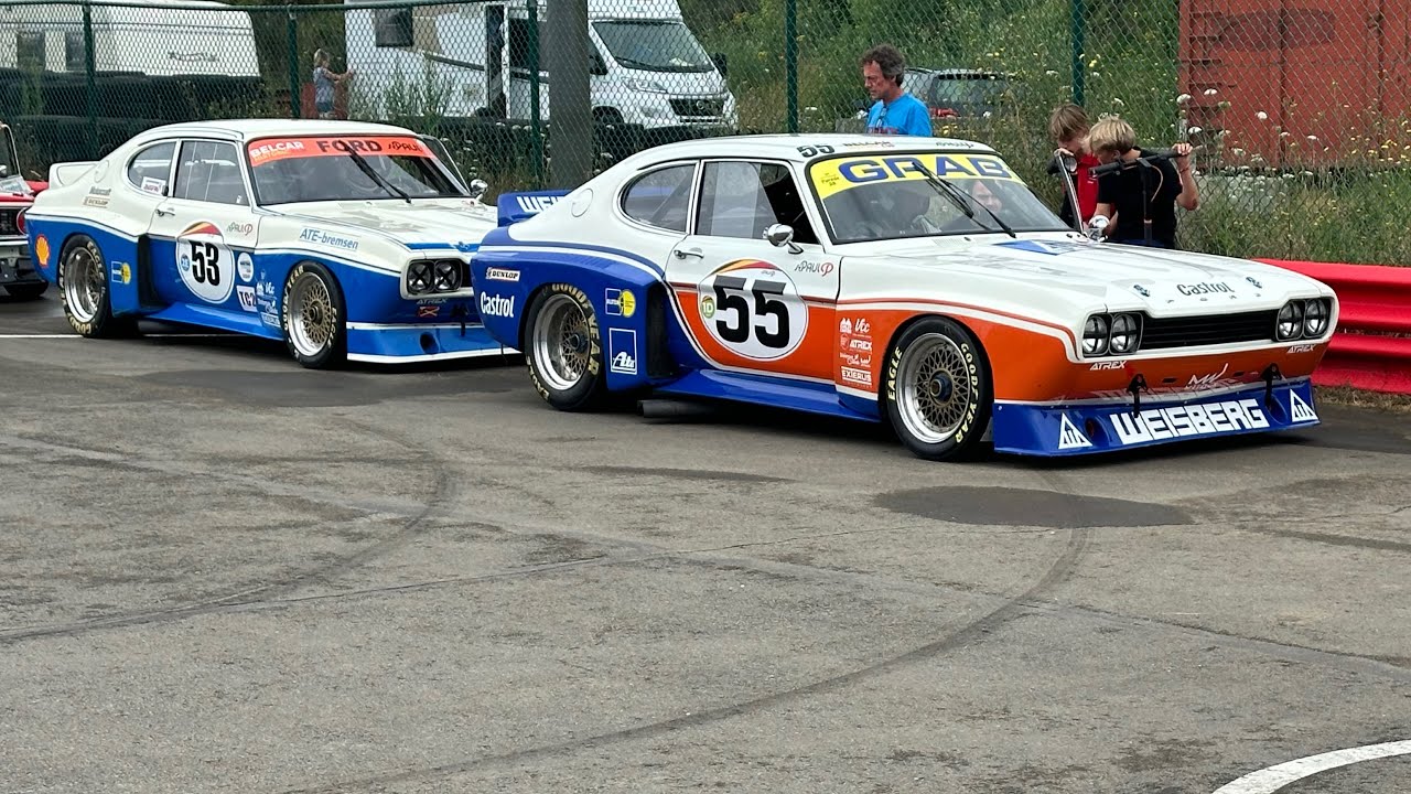 Ford Capri’s dominating GT & TC on Zolder