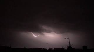 Thunderstorm Sounds for Sleeping - Dimmed Screen | Strong Rain and Thunder - Deep Sleep Sounds