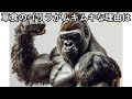 ゴリラに関する残念過ぎる雑学