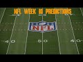 NFL Week 10 Predictions