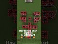 How to make a heart explosion in MİNECRAFT🔥💣💥❤️💥💣🔥