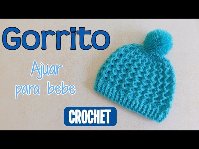 Como hacer gorritos de bebe