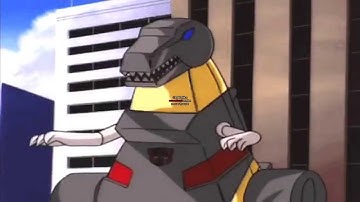 Me Swoop and Dinobot friends