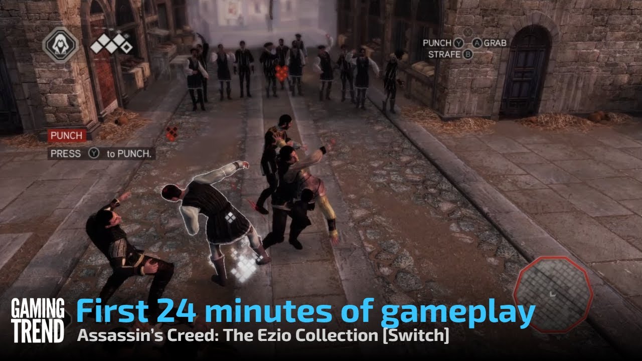 Assassin's Creed: The Ezio First 24 minutes of gameplay on the Switch - [Gaming Trend] - YouTube