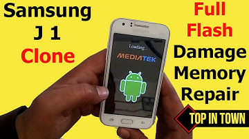 Samsung J1 J100H Clone flash and Damage Memory Repair by SP Tool  Scatter file