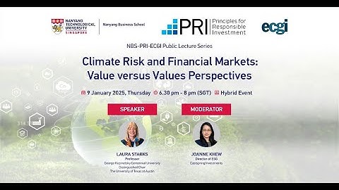 Lecture 1 | NBS-PRI-ECGI Public Lecture Series