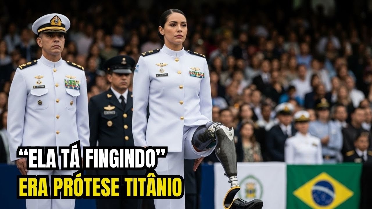 “Tá Fingindo!” — Zoaram Dela… Até Ela Mostrar A Perna Mecânica