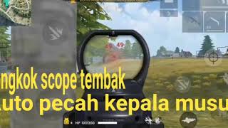 Trik Jongkok Scope Tembak, Auto Pecah Kepala Musuh