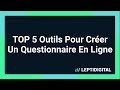 Top 5 outils pour crer un sondage  questionnaire gratuitement en ligne