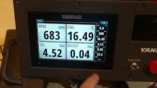 Martec digitalt Yanmar panel.