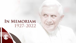 Pope Emeritus Benedict XVI 1927 - 2022