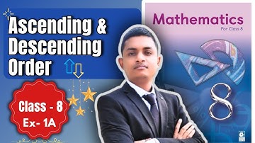 Ascending & Descending Order of Rational Numbers class 8 | RS Aggarwal Class 8 Maths Ex 1A Q7-10