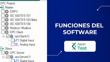 Conoce las funciones del software Axon test