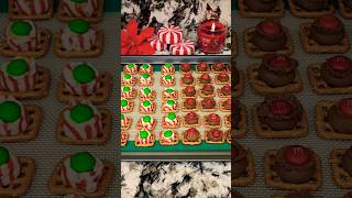 Pretzel Kiss M&M bites #christmastreats 🎄