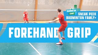 Badminton Forehand Grip for beginners - From Badminton Famly+ by Badminton Famly 4,737 views 10 months ago 2 minutes, 15 seconds