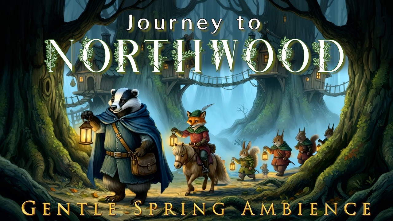 A Gentle Medieval Spring in Northwood | Beautiful Music & Storybook Scenes