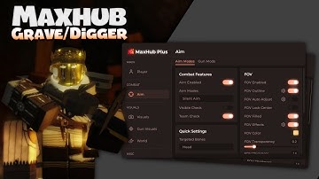 Grave/digger script | Silent aim, Shoot Through Walls, ESP Aimbot | Mobile